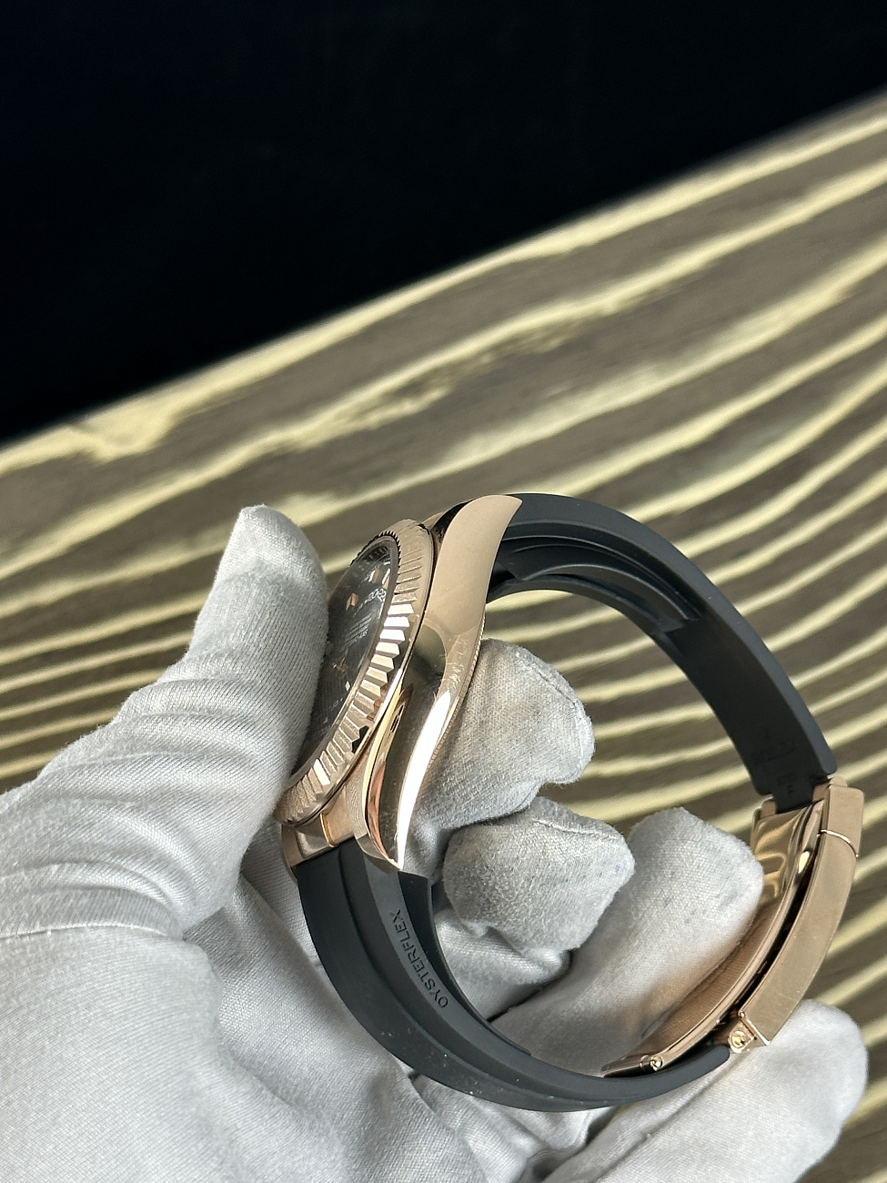 Часы Rolex  Sky-Dweller 42Mm Everose Gold Dark Rhodium  326235-0006