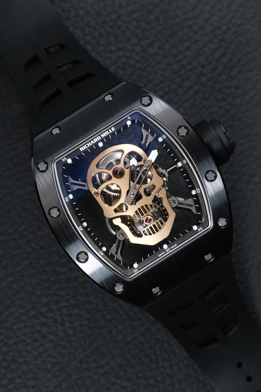 Часы Richard Mille  52-01 'Skull' Black Ceramic Limited Edition Of 30  RM 52-01