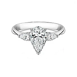 GIA Кольцо с бриллиантом 3,02 ct. L/Si1