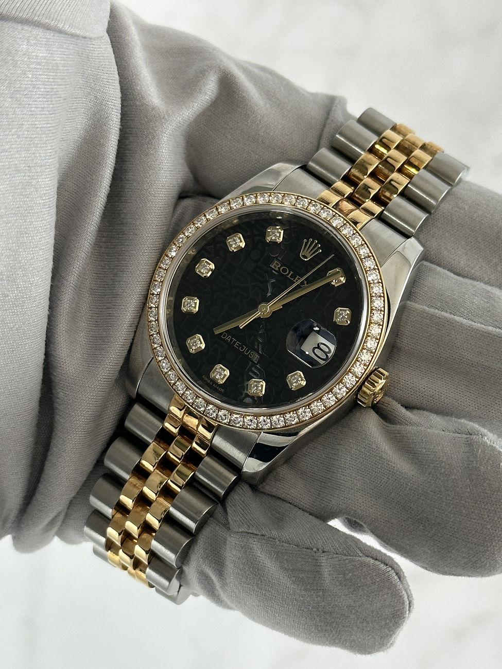 Часы Rolex  Datejust Ii 36Mm Steel And Gold Computer Dial  116243-0015