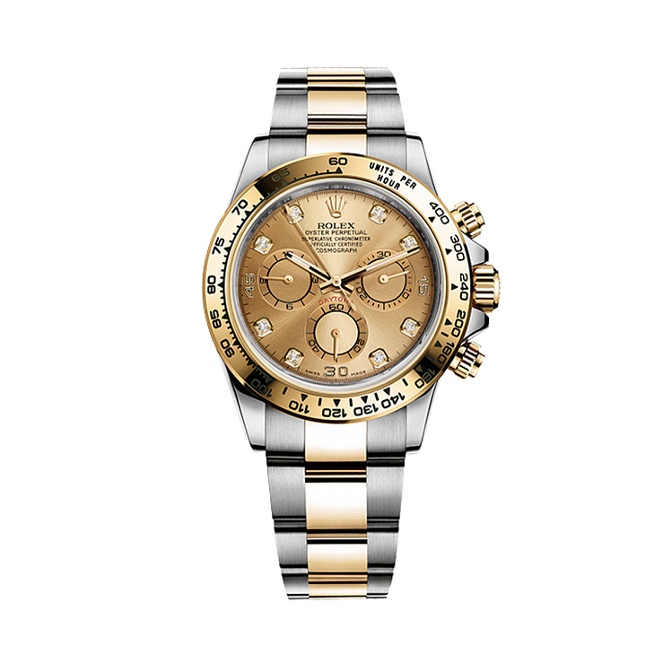 Часы Rolex  Oyster Perpetual Cosmograph Daytona Champagne Dial 8 Diamonds  116503