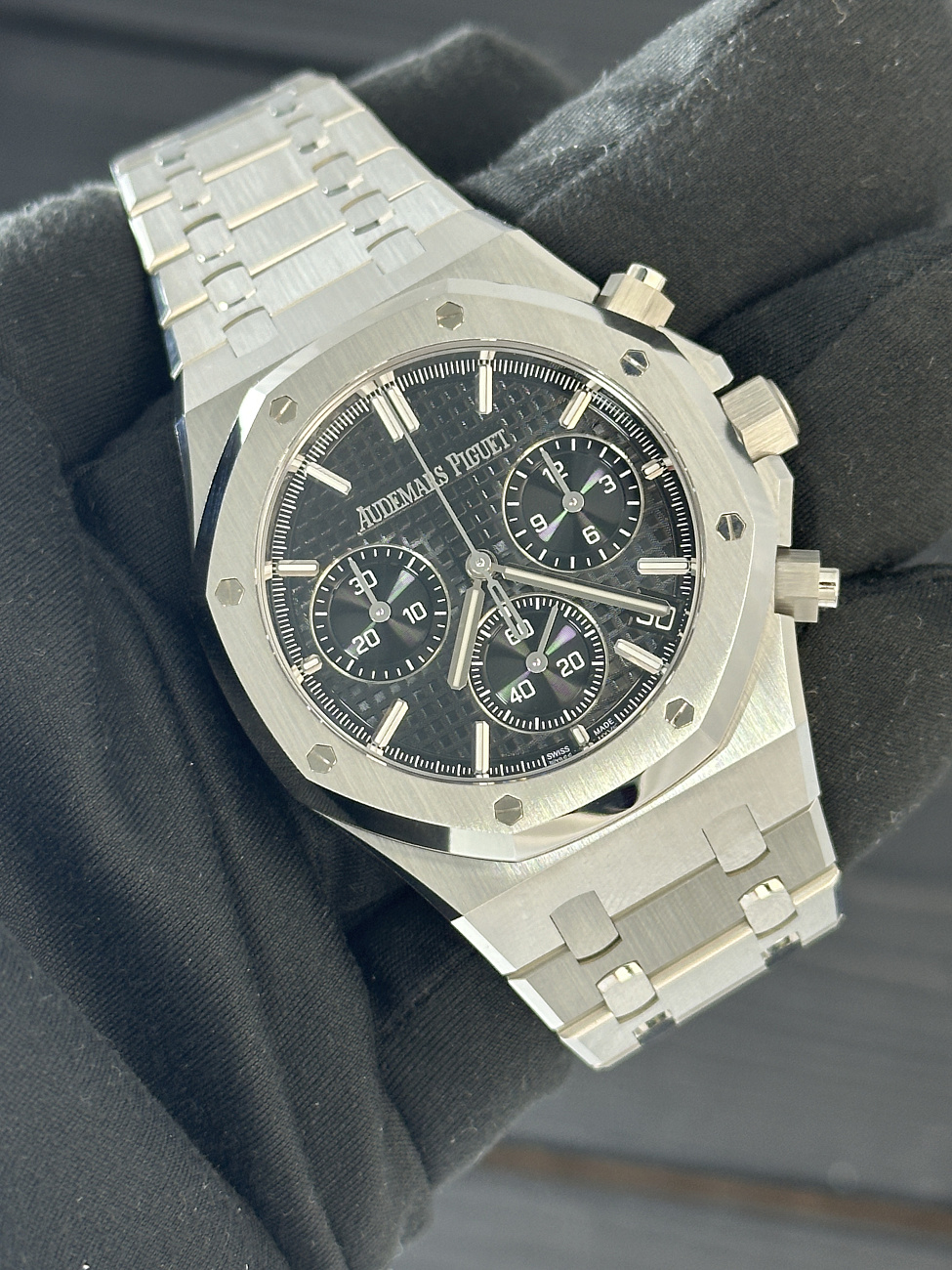 Часы Audemars Piguet  Royal Oak Chronograph 41Mm Black Dial 50Th Anniversary  26240ST.OO.1320ST.02