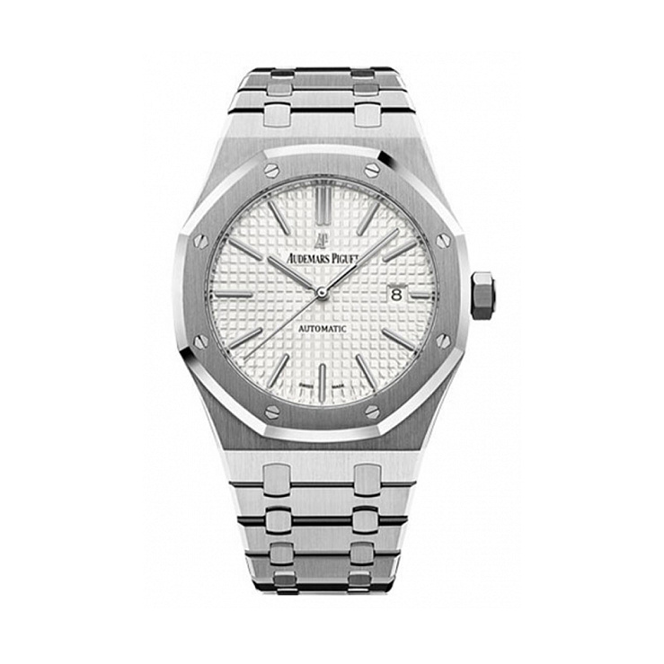 Часы Audemars Piguet  Royal Oak 41Mm White Dial  15400ST.OO.1220ST.02