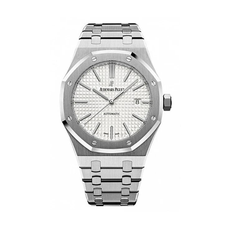 Часы Audemars Piguet  Royal Oak 41Mm White Dial  15400ST.OO.1220ST.02