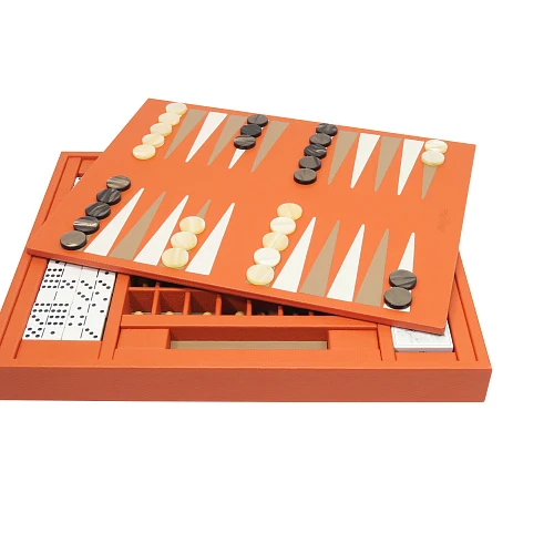 Сумки и аксессуары Hector Saxe Paris  Multi-Game Box Buffalo Leather  