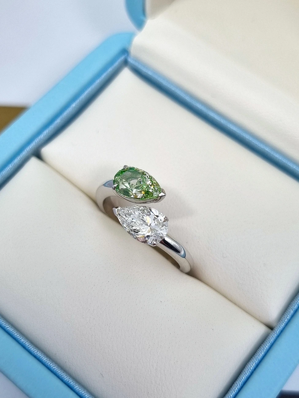 Украшение GIA  Кольцо с бриллиантами 1,01/1,20 ct.   