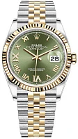 Часы Rolex  Datejust 36 Steel Yellow Gold Green Dial  m126233-0025