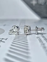 Украшение GIA  Серьги с бриллиантами 0,90/0,90 ct. K/VVS1   