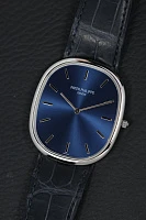 Часы Patek Philippe  Golden Ellipse Platinum Blue Dial   5738P-001