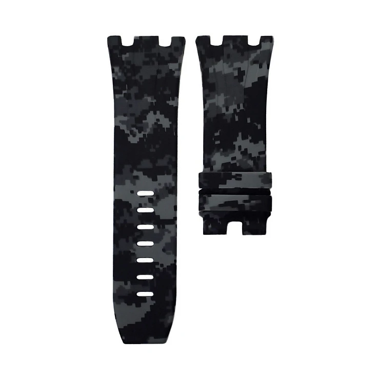 Часовой ремешок Audemars Piguet  Ремешок Для Часов Graphite Digi Camo Ap Royal Oak Offshore 44Mm Strap  
