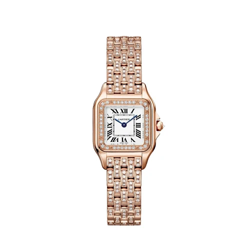 Часы Cartier  Panthère De Cartier Small Rose Gold And Diamonds  WJPN0061