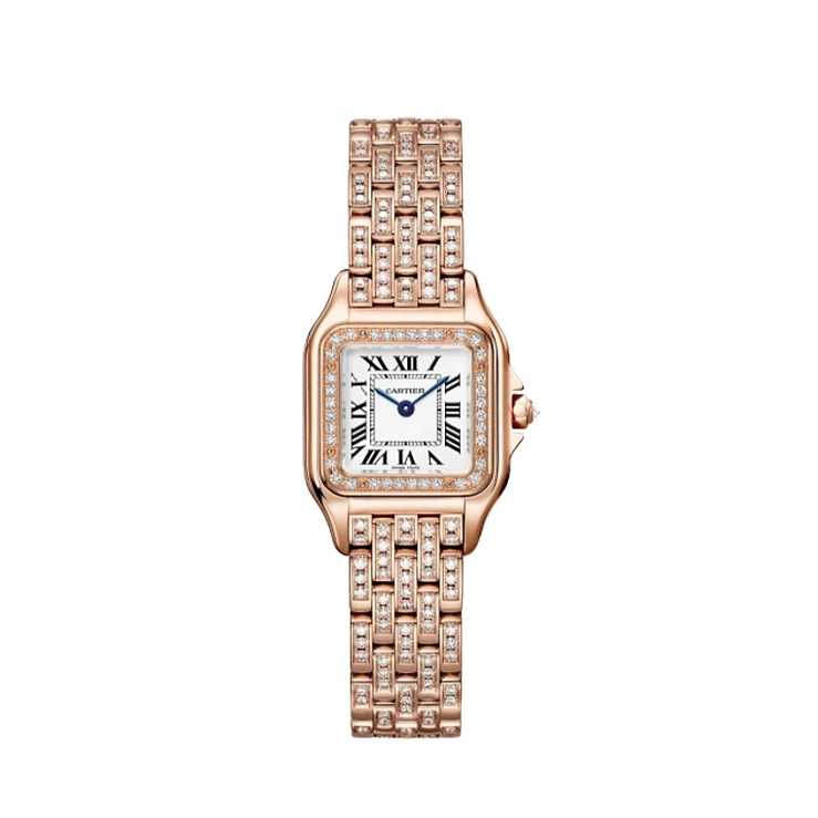Часы Cartier  Panthère De Cartier Small Rose Gold And Diamonds  WJPN0061