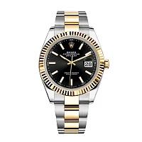 Часы Rolex  Black Index Oyster Rolex Datejust 41Mm Stainless Steel And Yellow Gold  126333