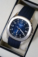 Часы Patek Philippe  Aquanaut White Gold Blue Dial  5168G-001