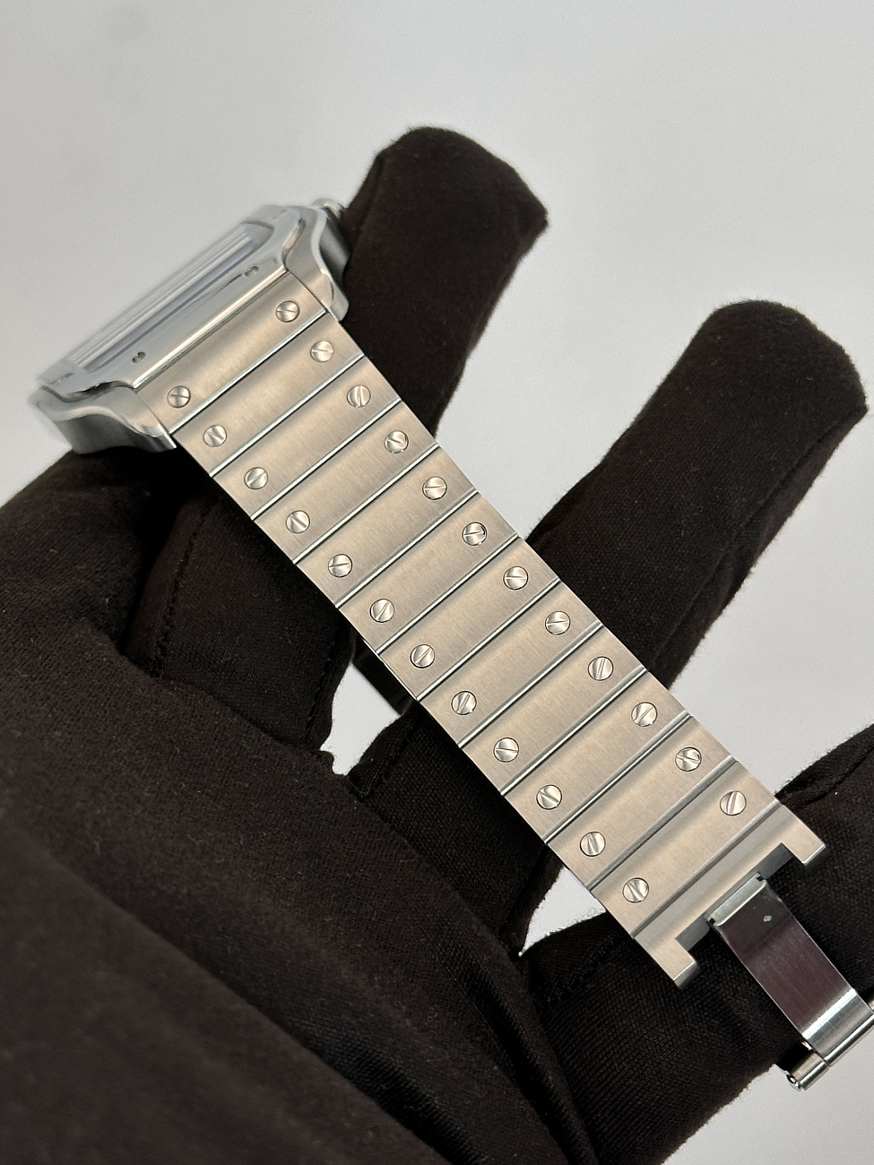 Часы Cartier  Santos De Cartier Large Blue Dial  WSSA0071