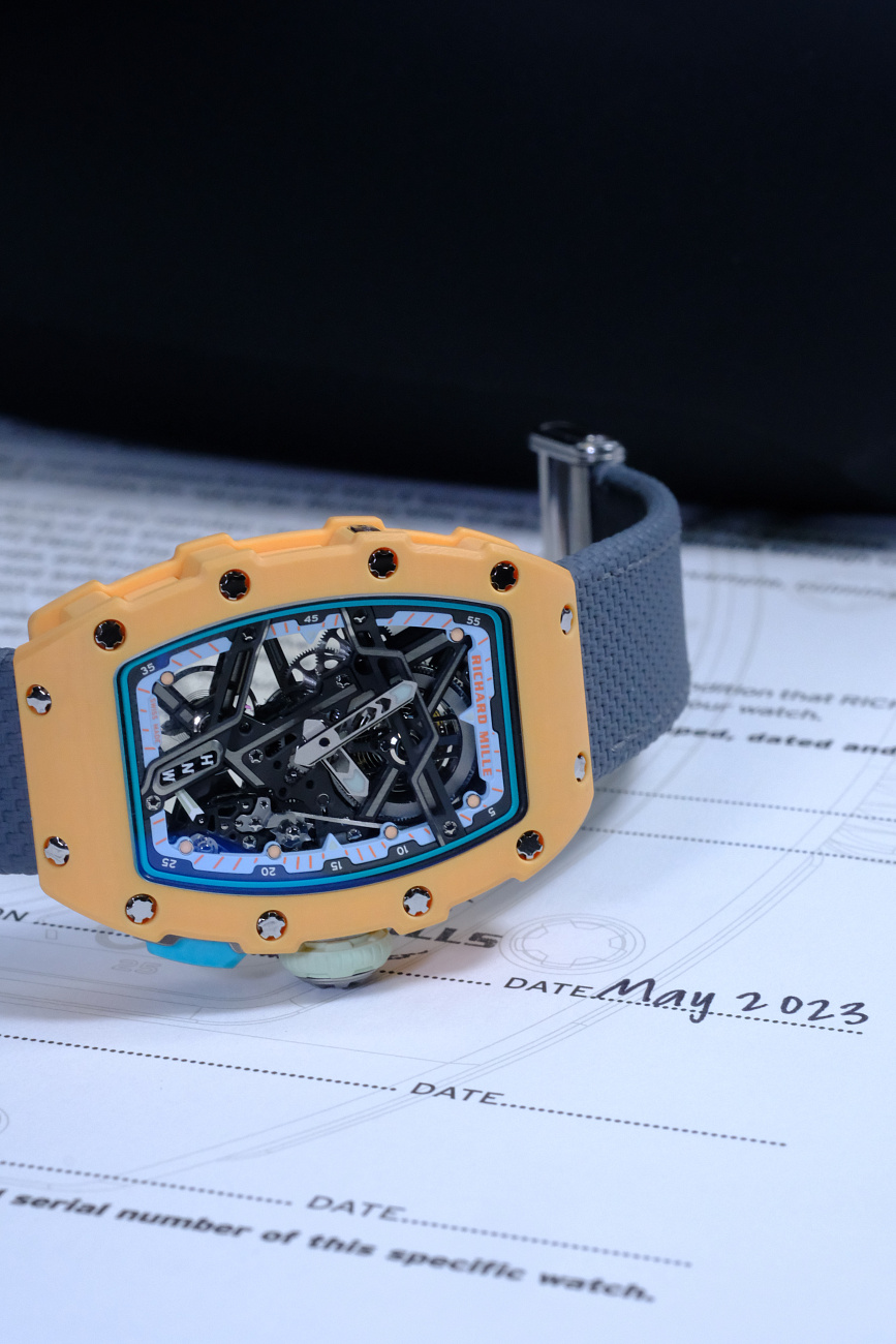 Часы Richard Mille  Rm07-04 Orange Skeleton  RM07-04
