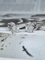 Украшение GIA  Серьги 3,00/3,00 ct. H/VS (Asscher Diamonds)   