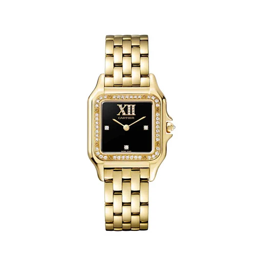 Часы Cartier  PANTHÈRE DE CARTIER WATCH Black Dial  WJPN0090