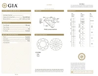 Украшение GIA  Серьги 1,00/1,08 ct. J/VS Round Diamonds   