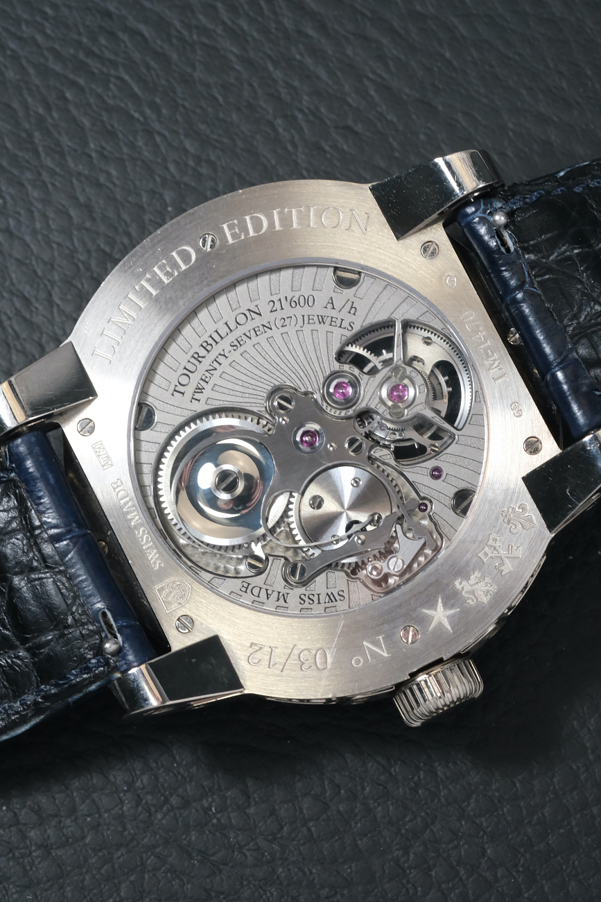 Часы Louis Moinet  Oil Derrick Limited Edition Blue   LM-14.70.03