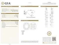 Украшение GIA  Кольцо с бриллиантами 1,50/1,52 ct.   