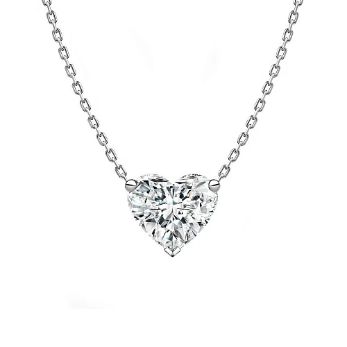 Украшение GIA  Подвеска 0,88 ct. J/VVS1 (Heart Diamond) "Lucky Number"   