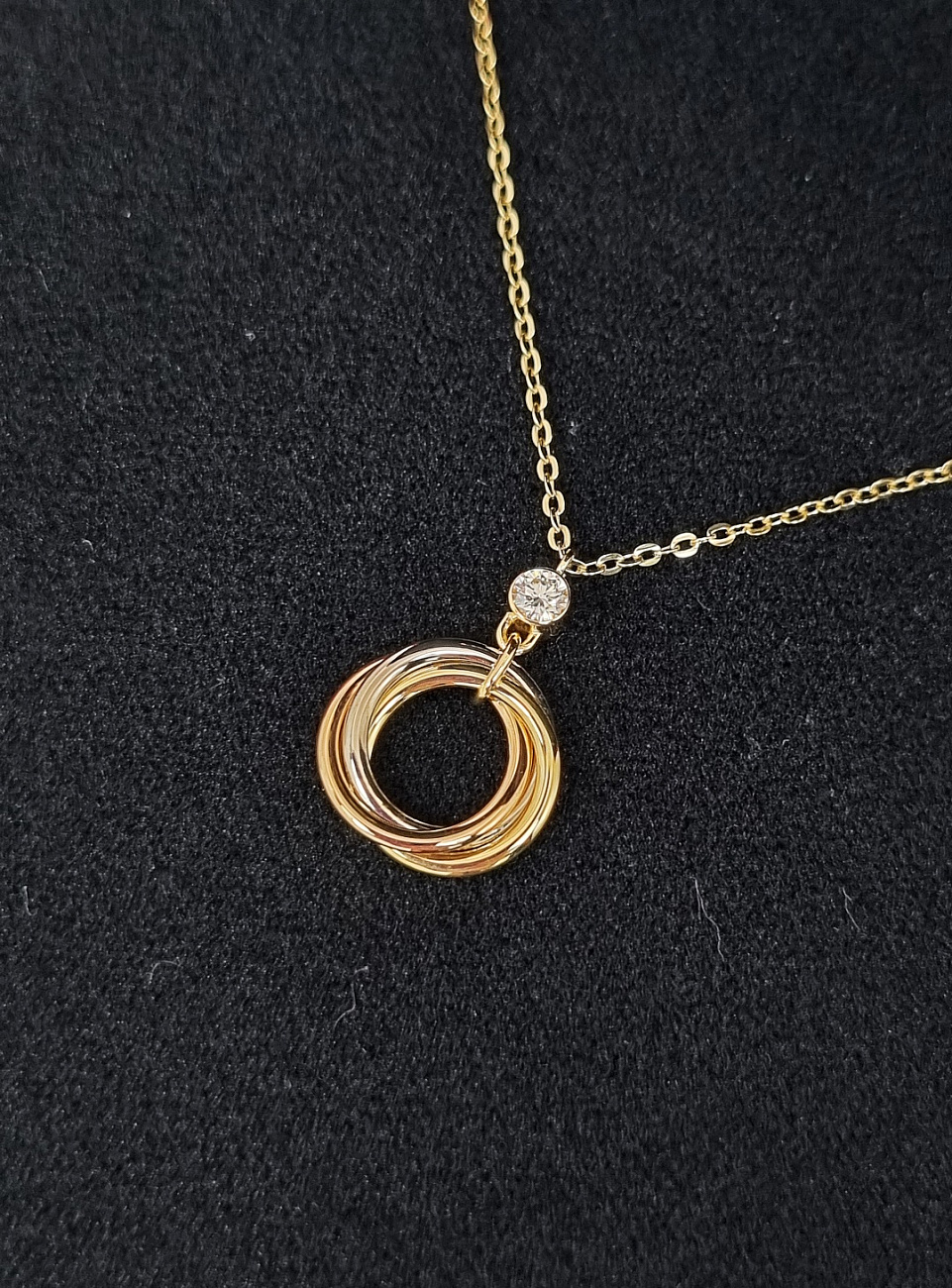 Украшение Cartier  Trinity Necklace  B7224815 