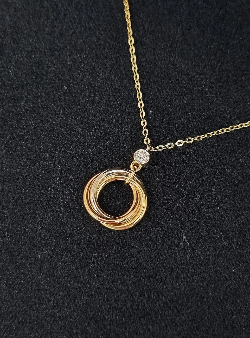 Украшение Cartier  Trinity Necklace  B7224815 
