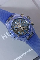 Часы Hublot  Big Bang Unico Blue Sapphire 45 mm  411.JL.4809.RT