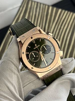 Часы Hublot  Classic Fusion Chronograph King Gold Green  541.OX.8980.LR