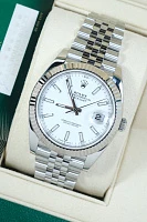 Часы Rolex  Datejust 41Mm White Dial  126334
