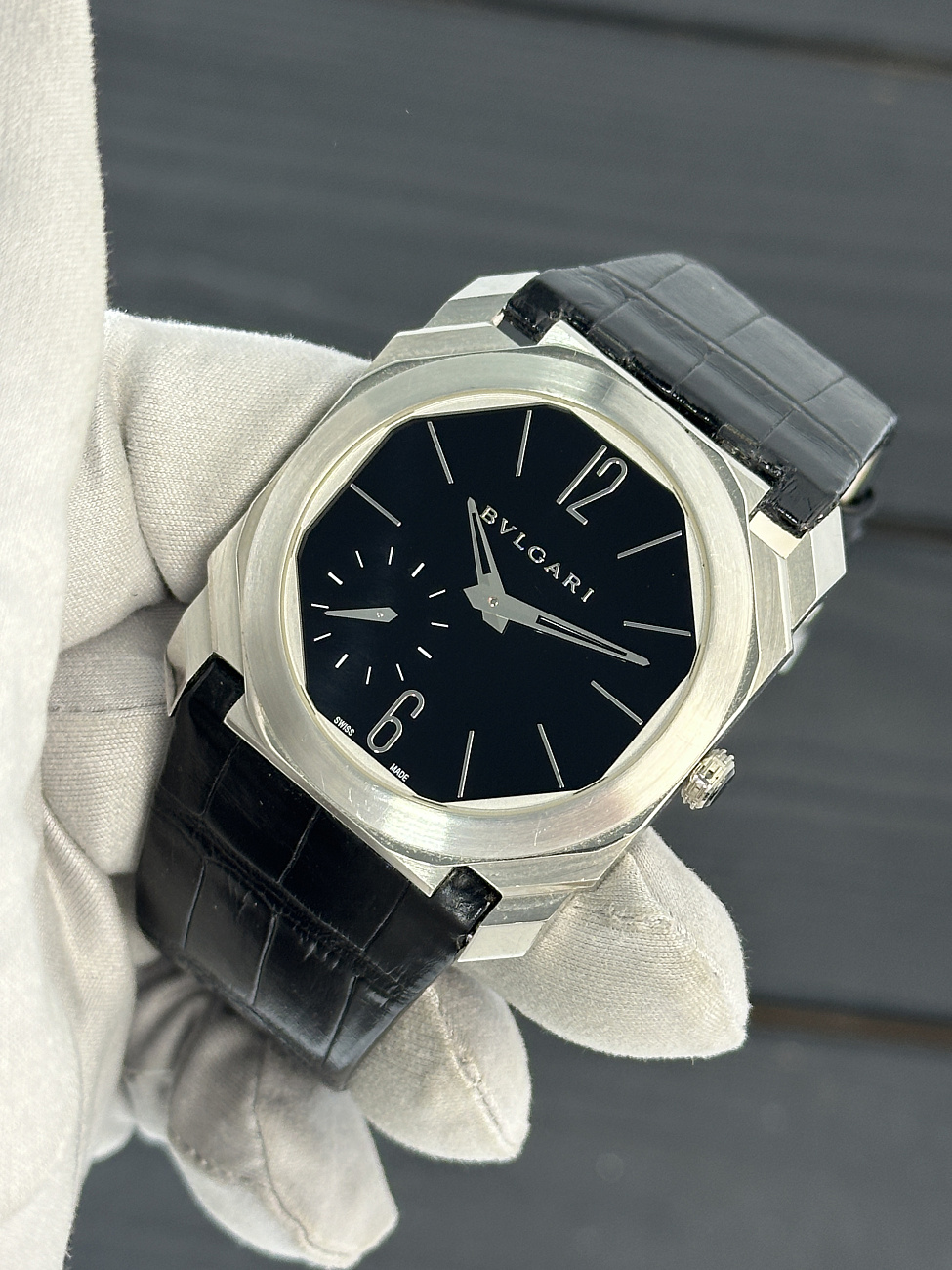 Часы Bvlgari  Platinum Octo Finissimo Extra Thin Watch 40Mm  102028