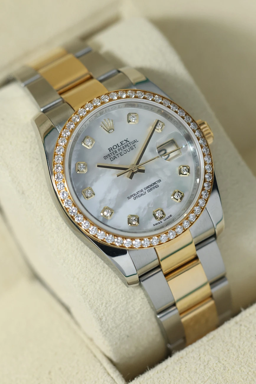 Часы Rolex  Datejust Ii 36Mm Steel And Gold Mop Dial  116243