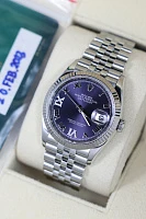 Часы Rolex  Datejust 36Mm Steel &amp; White Gold Purple Dial Oyster  126234