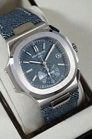 Часы Patek Philippe  Nautilus Chronograph White Gold   5980/60G-001