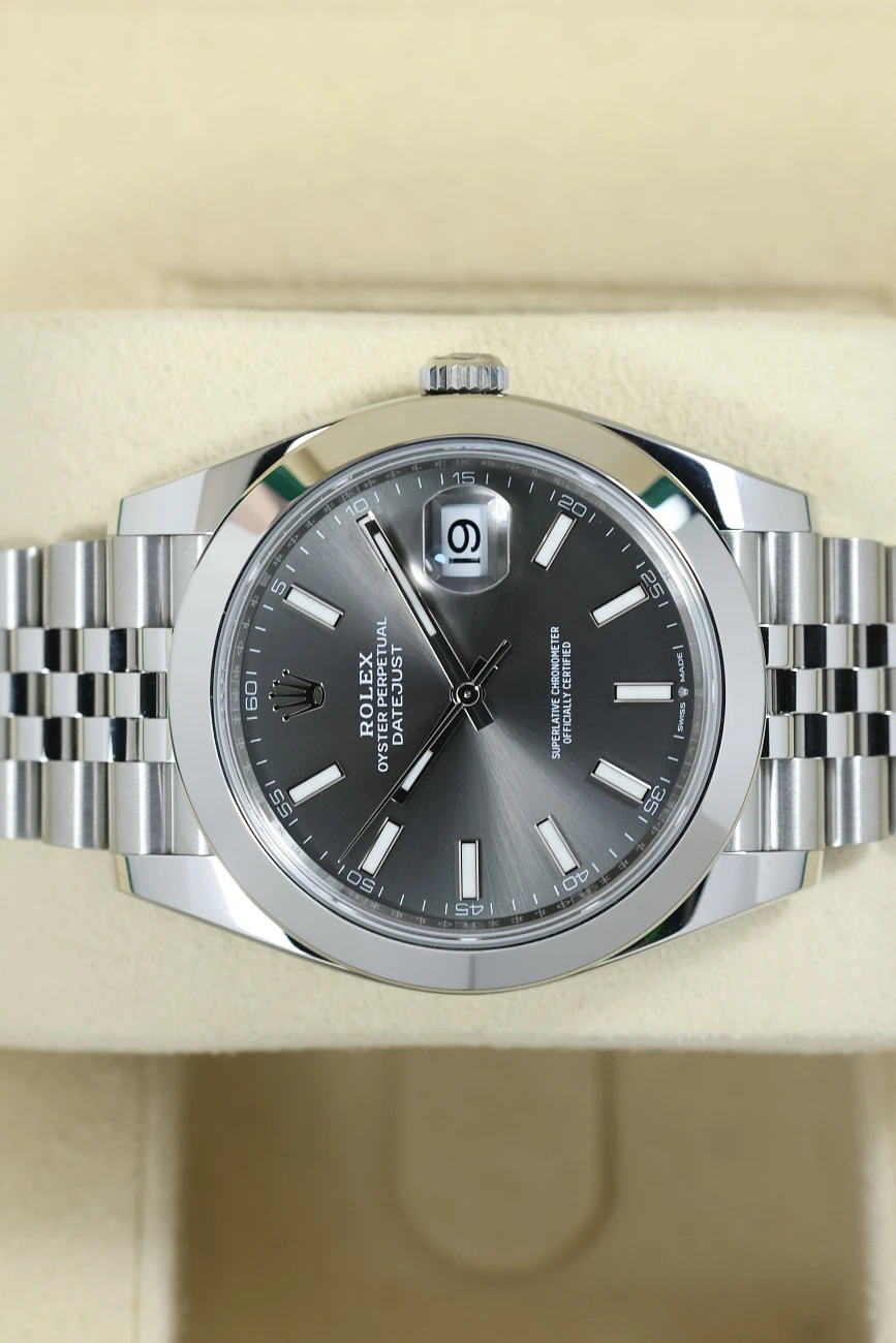 Часы Rolex  Oyster Perpetual Datejust 41 Mm Dark Rhodium  126300