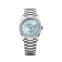 Часы Rolex  Day-Date 36 Mm Platinum And Diamonds  128396TBR