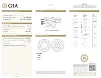 Украшение GIA  Серьги с бриллиантами 1,50/1,50 ct. K/VS1   