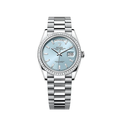 Часы Rolex  Day-Date 36 Mm Platinum And Diamonds  128396TBR