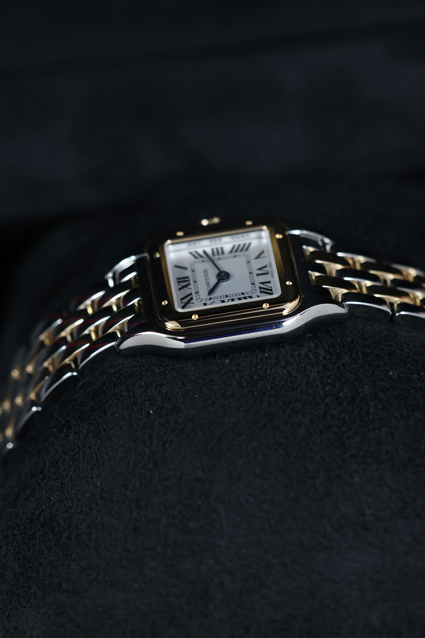 Часы Cartier  Panthere De Cartier Small Steel And Yellow Gold  W2PN0018