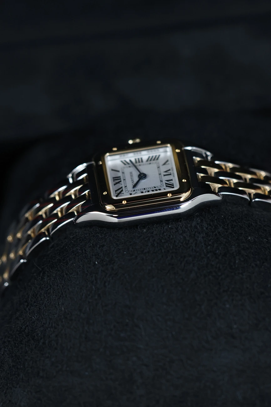 Часы Cartier  Panthere De Cartier Small Steel And Yellow Gold  W2PN0018