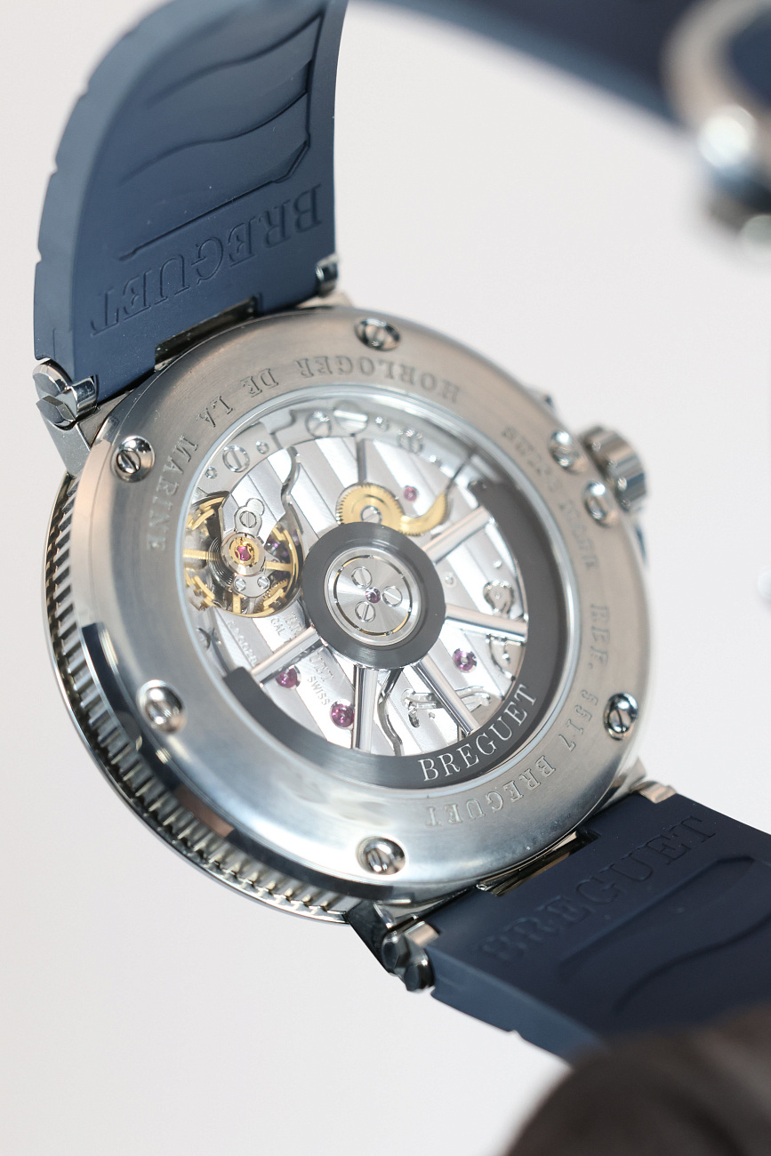 Часы Breguet  Marine Titanium Blue  5517TI/Y1/5ZU