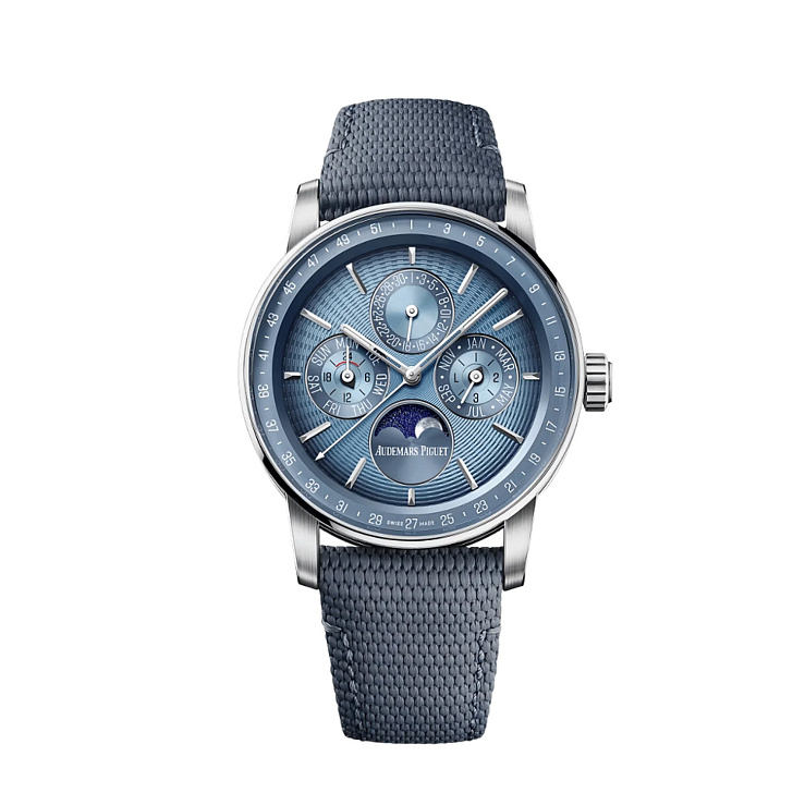 Часы Audemars Piguet  Code 11.59 Perpetual Calendar White Gold Smoke Blue Dial  26494BC.OO.D350KB.01