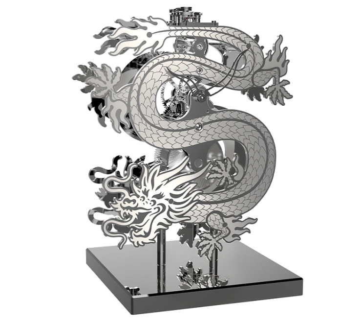 Настоольные часы L'epee  Dragon Silver  DRAGON