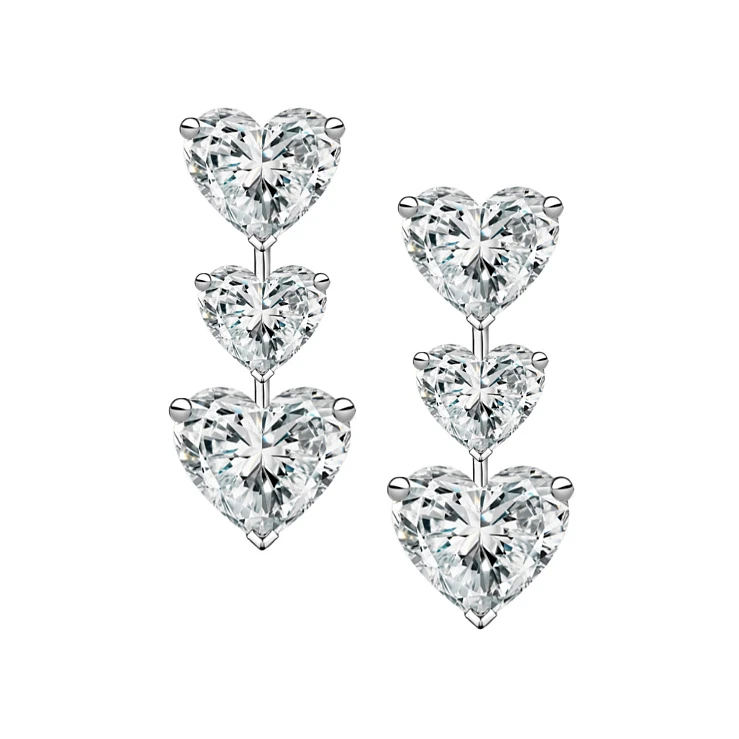 Украшение GIA  Серьги с бриллиантами 4,42 ct. G/VS2   