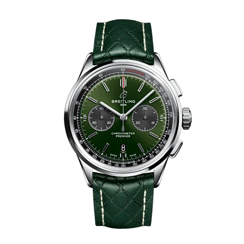 Часы Breitling  Premier B01 Chronograph 42 Bentley British Racing Green  AB0118A11L1X1