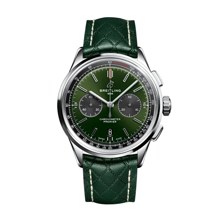 Часы Breitling  Premier B01 Chronograph 42 Bentley British Racing Green  AB0118A11L1X1
