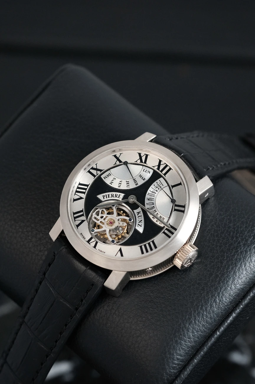 Часы Pierre Kunz  Grande Complicatiоn Tourbillon Retrograde Day And Date White Gold  PKA 701 T JDR