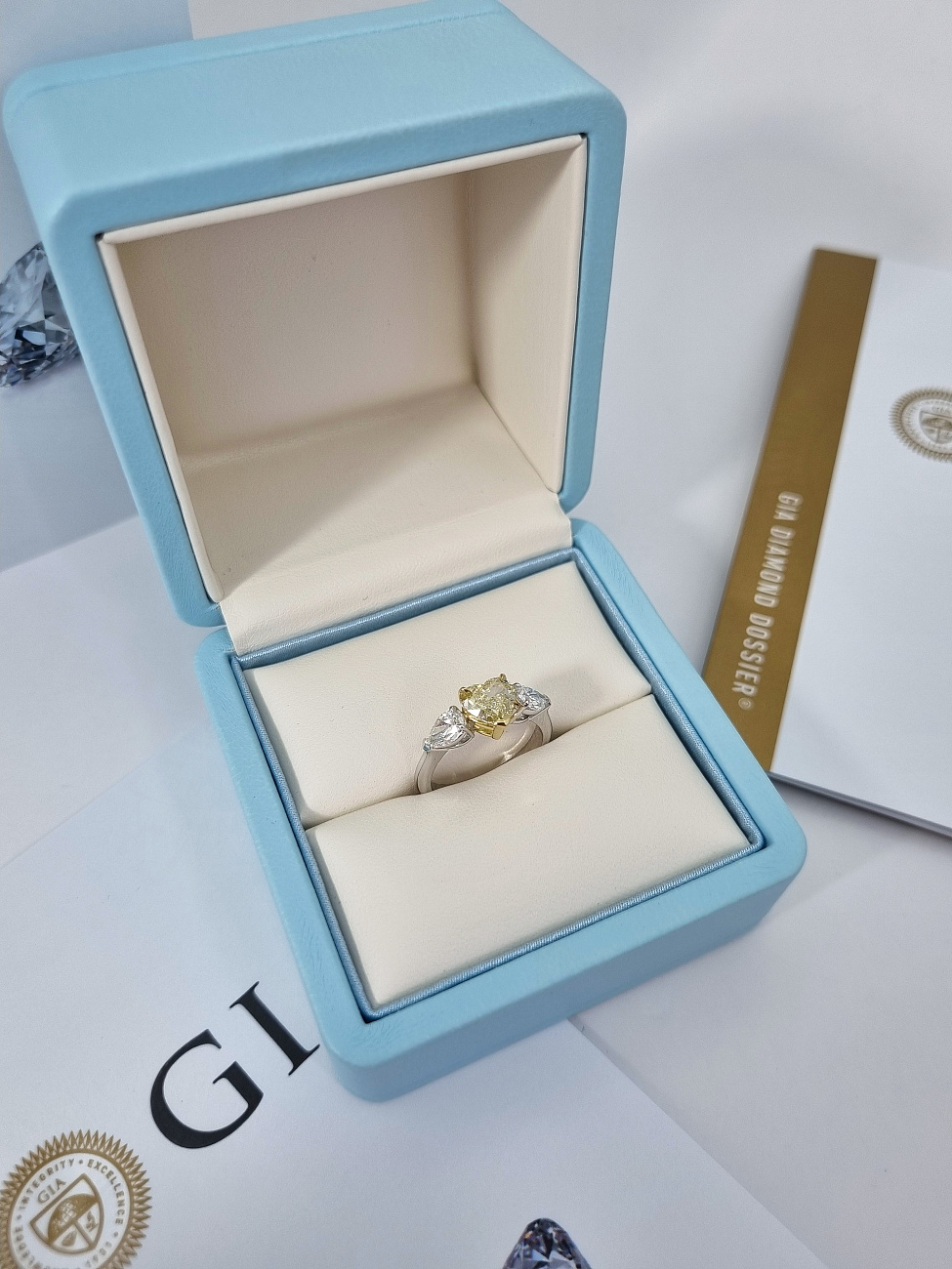 Украшение NO NAME  Кольцо С Бриллиантом 1,51 Ct. Y To Z/Vs1   