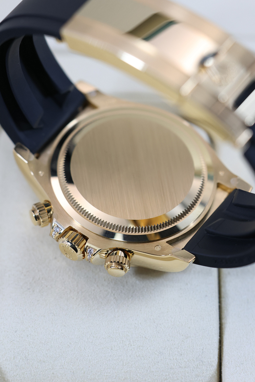 Часы Rolex  Cosmograph Daytona Yellow Gold Factory Diamonds Oysterflex  126538TBR